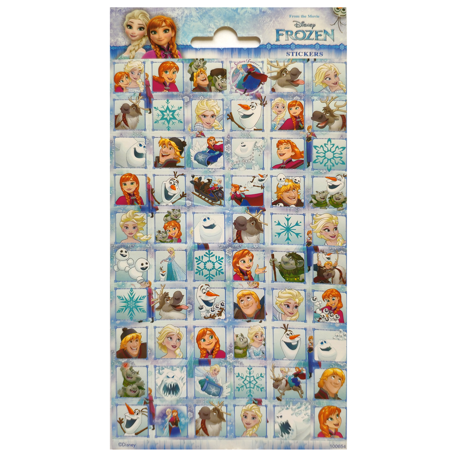 Наклейки 200*102 мм Frozen (mini)