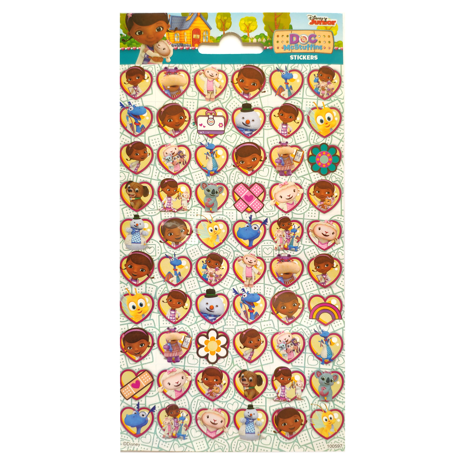 Наклейки 200*102 мм DOC McStuffins (mini)