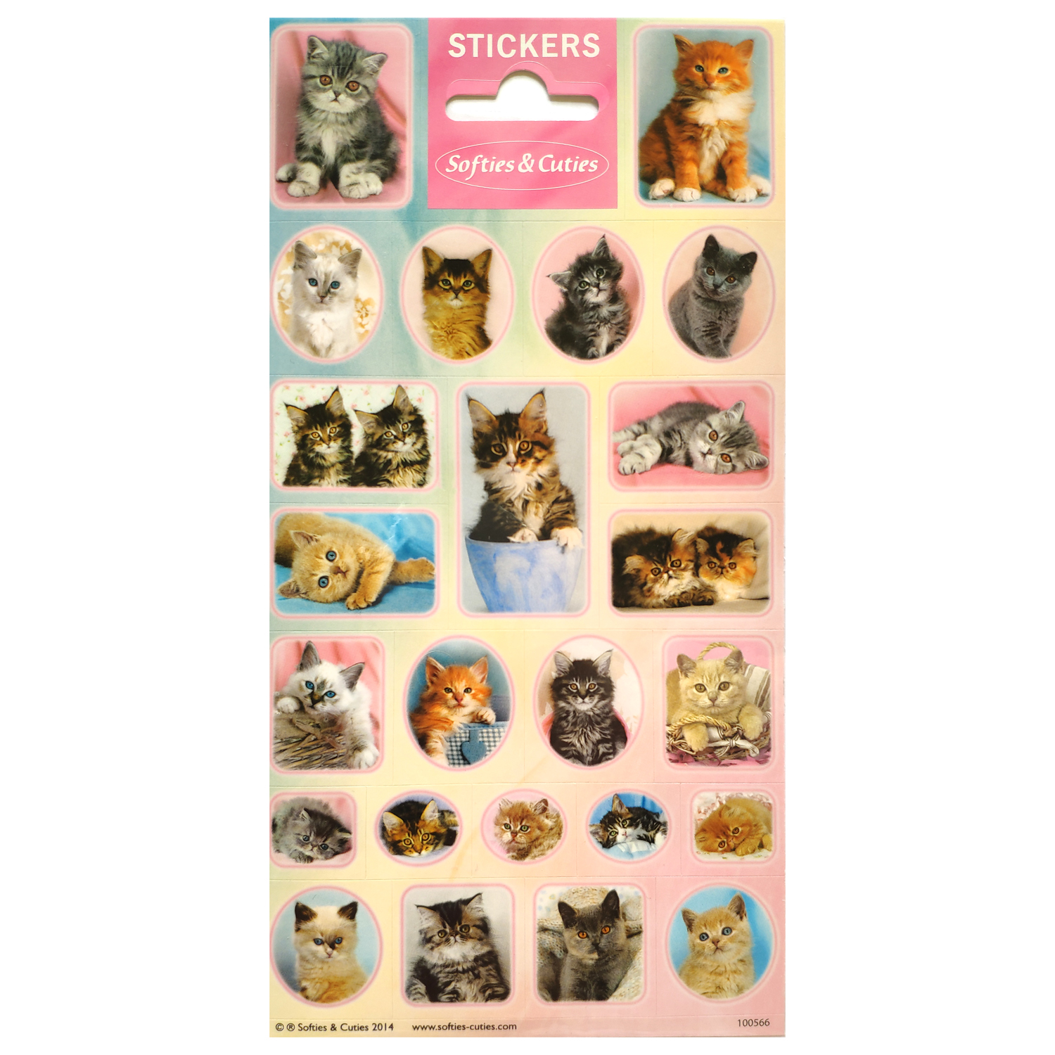 Наклейки 200*102 мм Пушистики&Милашки Котята