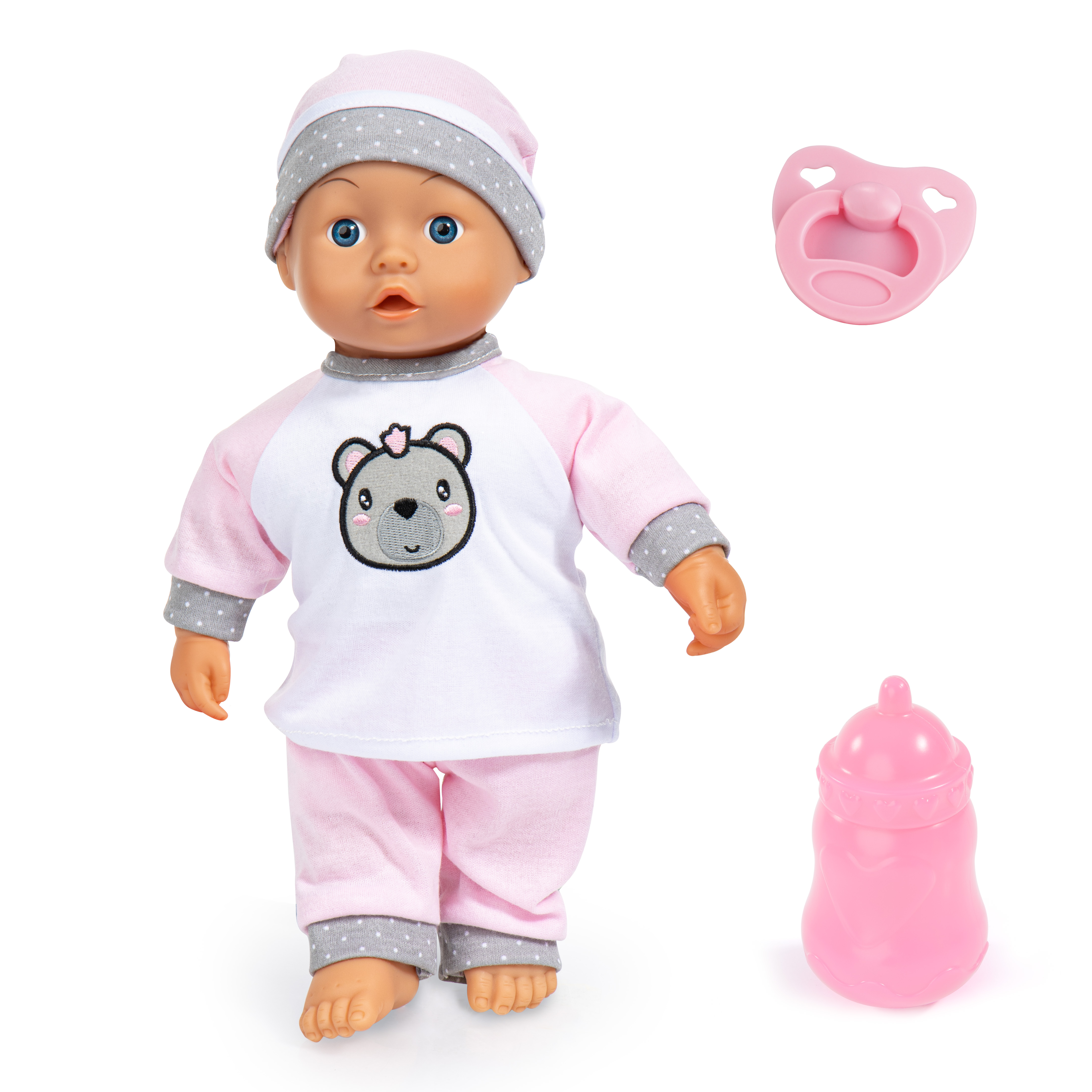 Малышка (Kiss Baby), 36 см, в светло-розовом костюмчике